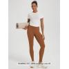 imageODODOS No Front Seam Yoga Leggings for Women  25quot  28quot High Waist Buttery Soft Lounge Yoga PantsCaramel