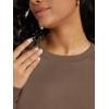 imageODODOS Womens Modal Soft Raglan Long Sleeve Sweatshirts Oversized Crew Neck Relaxed Pullover Top Fall OutfitsNutria