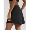 imageODODOS Womens Drawstring Tie Daily Skirts Long 17quot  Builtin Shorts Athletic Golf Tennis Skorts with Ball PocketBlack
