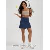 imageODODOS Womens Drawstring Tie Daily Skirts Long 17quot  Builtin Shorts Athletic Golf Tennis Skorts with Ball PocketNavy