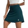 imageODODOS Womens Drawstring Tie Daily Skirts Long 17quot  Builtin Shorts Athletic Golf Tennis Skorts with Ball PocketForest Teal