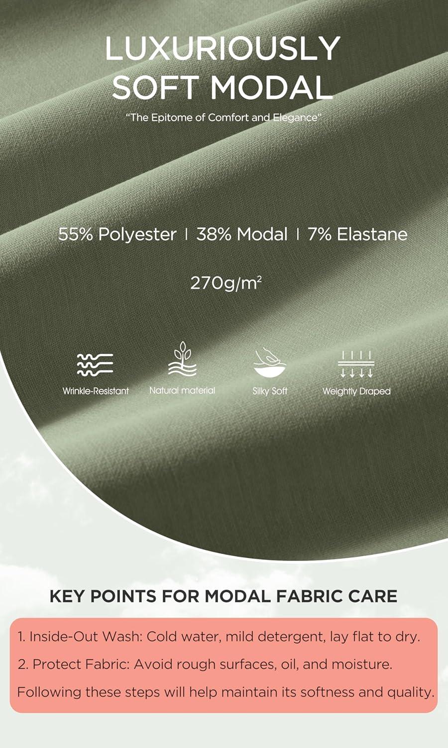 imageODODOS Modal Soft HalfZip Sweatshirts for Women Long Sleeve Relaxed Fit Collared Pullover TopDark Sage