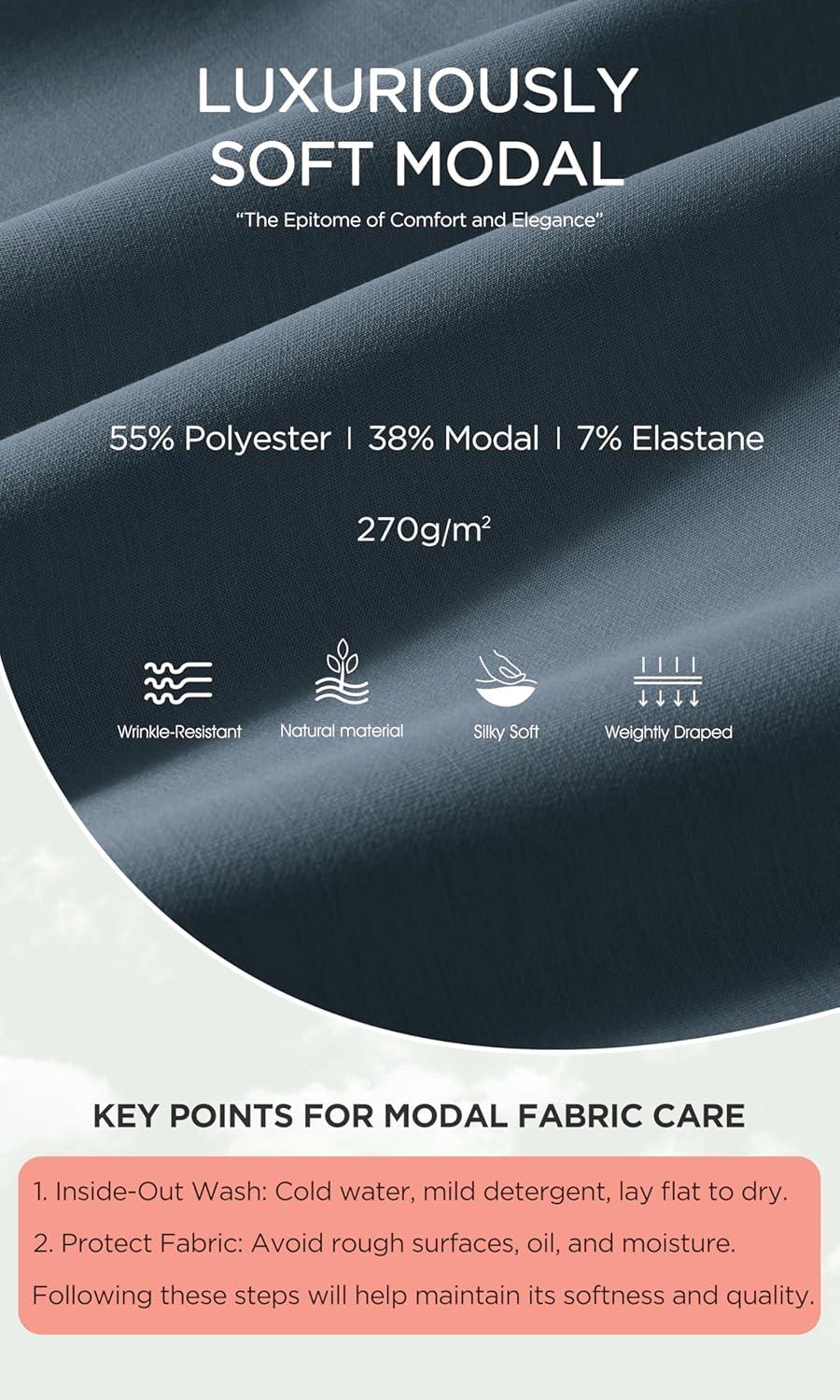 imageODODOS Modal Soft HalfZip Sweatshirts for Women Long Sleeve Relaxed Fit Collared Pullover TopNavy