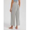 imageODODOS Modal Soft Wide Leg Cropped Pants for Women High Waist Casual Relaxed Pants with Pockets25 InseamLight Gray
