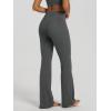 imageODODOS Womens High Waist Flared Yoga Pants Tummy Control Gym Workout Bootcut Leggings with Inner Pocket  29quot  31quot InseamCharcoal