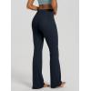 imageODODOS Womens High Waist Flared Yoga Pants Tummy Control Gym Workout Bootcut Leggings with Inner Pocket  29quot  31quot InseamDeep Navy