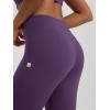 imageODODOS Womens High Waist Flared Yoga Pants Tummy Control Gym Workout Bootcut Leggings with Inner Pocket  29quot  31quot InseamDeep Purple