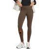 imageODODOS Womens Thick Fleece Lined Leggings Thermal Warm Winter Tights  25quot  28quot High Waisted Yoga Pants with Back PocketsDark Brown