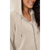 imageODODOS Womens Modal Soft FullZip Hoodies Casual Relaxed Fall Outfit Hooded Jacket with PocketsSmokey Taupe