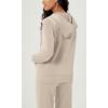 imageODODOS Womens Modal Soft FullZip Hoodies Casual Relaxed Fall Outfit Hooded Jacket with PocketsSmokey Taupe