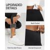 imageODODOS Womens Thermal Bonded Fleece Lined Leggings  Thick Warm Winter High Waisted Yoga Pants with Back Pocket  25quot  28quotBlack