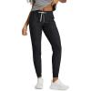 imageODODOS Womens Performance Joggers  Ultra Soft Stratum Tech Sweatpants Adjustable Mid Rise Pants with PocketsBlack Heather