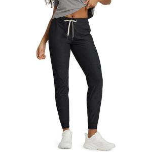 imageODODOS Womens Performance Joggers  Ultra Soft Stratum Tech Sweatpants Adjustable Mid Rise Pants with PocketsBlack Heather