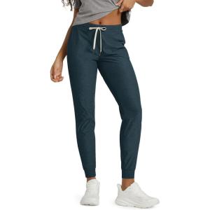 imageODODOS Womens Performance Joggers  Ultra Soft Stratum Tech Sweatpants Adjustable Mid Rise Pants with PocketsNavy Heather
