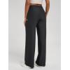 image:imageODODOS Womens Wide Leg Pants  Ultra Soft odSTRATUM Tech Adjustable MidRise Casual Pajama Lounge PantsBlack Heather