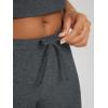 image:imageODODOS Womens Wide Leg Pants  Ultra Soft odSTRATUM Tech Adjustable MidRise Casual Pajama Lounge PantsCharcoal Heather