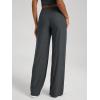 image:imageODODOS Womens Wide Leg Pants  Ultra Soft odSTRATUM Tech Adjustable MidRise Casual Pajama Lounge PantsCharcoal Heather