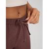 image:imageODODOS Womens Wide Leg Pants  Ultra Soft odSTRATUM Tech Adjustable MidRise Casual Pajama Lounge PantsJava Heather