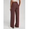 image:imageODODOS Womens Wide Leg Pants  Ultra Soft odSTRATUM Tech Adjustable MidRise Casual Pajama Lounge PantsJava Heather