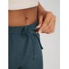 image:imageODODOS Womens Wide Leg Pants  Ultra Soft odSTRATUM Tech Adjustable MidRise Casual Pajama Lounge PantsNavy Heather