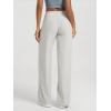 image:imageODODOS Womens Wide Leg Pants  Ultra Soft odSTRATUM Tech Adjustable MidRise Casual Pajama Lounge PantsSalt Heather