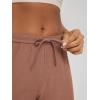 image:imageODODOS Womens Wide Leg Pants  Ultra Soft odSTRATUM Tech Adjustable MidRise Casual Pajama Lounge PantsTamarind Heather