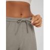 image:imageODODOS Womens Wide Leg Pants  Ultra Soft odSTRATUM Tech Adjustable MidRise Casual Pajama Lounge PantsWarm Grey Heather