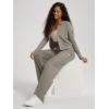 image:imageODODOS Womens Wide Leg Pants  Ultra Soft odSTRATUM Tech Adjustable MidRise Casual Pajama Lounge PantsWarm Grey Heather