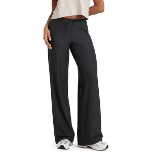 image:imageODODOS Womens Wide Leg Pants  Ultra Soft odSTRATUM Tech Adjustable MidRise Casual Pajama Lounge PantsBlack Heather