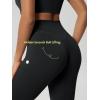 image:imageODODOS Hidden Scrunch Butt Lifting Leggings for Women  25 No Front Seam High Waist Booty Sculpting Yoga PantsBlack