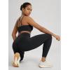 image:imageODODOS Hidden Scrunch Butt Lifting Leggings for Women  25 No Front Seam High Waist Booty Sculpting Yoga PantsBlack