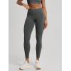 image:imageODODOS Hidden Scrunch Butt Lifting Leggings for Women  25 No Front Seam High Waist Booty Sculpting Yoga PantsCharcoal