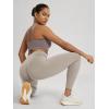 image:imageODODOS Hidden Scrunch Butt Lifting Leggings for Women  25 No Front Seam High Waist Booty Sculpting Yoga PantsDark Beige
