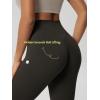 image:imageODODOS Hidden Scrunch Butt Lifting Leggings for Women  25 No Front Seam High Waist Booty Sculpting Yoga PantsDark Brown