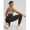 image:imageODODOS Hidden Scrunch Butt Lifting Leggings for Women  25 No Front Seam High Waist Booty Sculpting Yoga PantsDark Brown