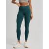 image:imageODODOS Hidden Scrunch Butt Lifting Leggings for Women  25 No Front Seam High Waist Booty Sculpting Yoga PantsForest Teal