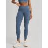 image:imageODODOS Hidden Scrunch Butt Lifting Leggings for Women  25 No Front Seam High Waist Booty Sculpting Yoga PantsInk Blue