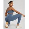 image:imageODODOS Hidden Scrunch Butt Lifting Leggings for Women  25 No Front Seam High Waist Booty Sculpting Yoga PantsInk Blue