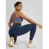 image:imageODODOS Hidden Scrunch Butt Lifting Leggings for Women  25 No Front Seam High Waist Booty Sculpting Yoga PantsNavy