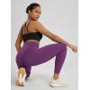 image:imageODODOS Hidden Scrunch Butt Lifting Leggings for Women  25 No Front Seam High Waist Booty Sculpting Yoga PantsPlum Purple