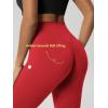 image:imageODODOS Hidden Scrunch Butt Lifting Leggings for Women  25 No Front Seam High Waist Booty Sculpting Yoga PantsRed