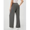 image:imageODODOS Modal Soft Wide Leg Pants for Women High Waist Casual Relaxed Pants with Pockets2729 31 InseamCharcoal