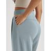 image:imageODODOS Modal Soft Wide Leg Pants for Women High Waist Casual Relaxed Pants with Pockets2729 31 InseamGrey Blue