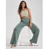 image:imageODODOS Modal Soft Wide Leg Pants for Women High Waist Casual Relaxed Pants with Pockets2729 31 InseamSlate Green