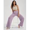 image:imageODODOS Modal Soft Wide Leg Pants for Women High Waist Casual Relaxed Pants with Pockets2729 31 InseamTaro Purple
