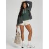 image:imageODODOS Womens Essential Hoodie  Ultra Soft odSTRATUM Tech Pullover UPF 50 Moisture Wicking Long Sleeve TopAspen Heather