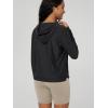 image:imageODODOS Womens Essential Hoodie  Ultra Soft odSTRATUM Tech Pullover UPF 50 Moisture Wicking Long Sleeve TopBlack Heather