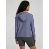 image:imageODODOS Womens Essential Hoodie  Ultra Soft odSTRATUM Tech Pullover UPF 50 Moisture Wicking Long Sleeve TopCosmic Heather