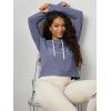 image:imageODODOS Womens Essential Hoodie  Ultra Soft odSTRATUM Tech Pullover UPF 50 Moisture Wicking Long Sleeve TopCosmic Heather