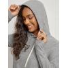 image:imageODODOS Womens Essential Hoodie  Ultra Soft odSTRATUM Tech Pullover UPF 50 Moisture Wicking Long Sleeve TopGrey Heather
